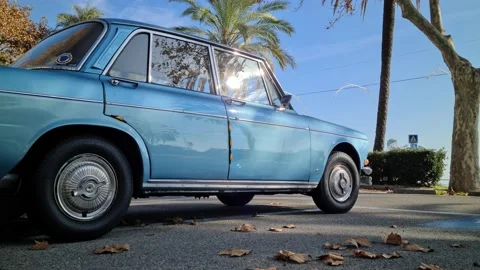 8K Simca 1301 Side View Stock Footage 142814333
