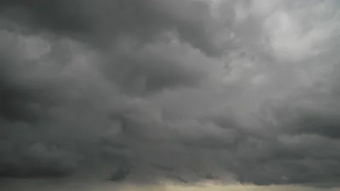 8K Sky Covered With Gray Clouds 库存影片 212491855