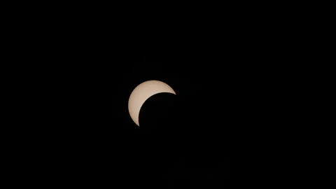 8K Solar Eclipse April 2024 Stock Footage 271611306