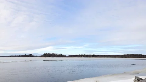 8K Spring At The Sea Stock Footage 172449635