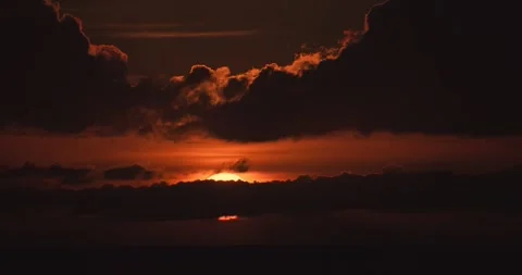 8K sun rising time lapse, morning sky dawn timelapse, beautiful sunrise nature Stock Footage 256521887