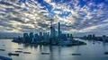 8K Time-lapse: China Shanghai at Dawn. 4k or 4k+ Resolution