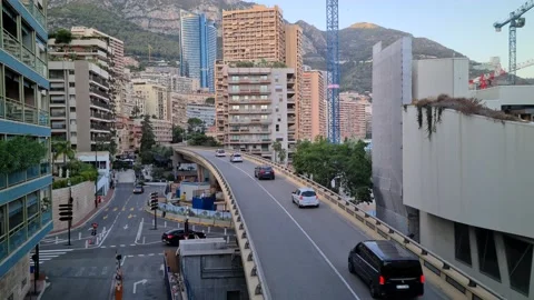 8K Timelapse Car Traffic Monaco Stock-Footage 211808540