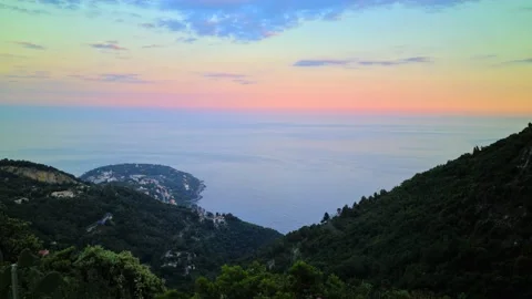 8K Timelapse Sunset Over The Mediterranean Sea Stock-Footage 131957679