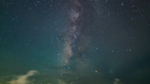 8K Timelapse tracking shot of Milky Way over Miyakojima Island, Okinawa, Japan Vídeos de archivo 291899126