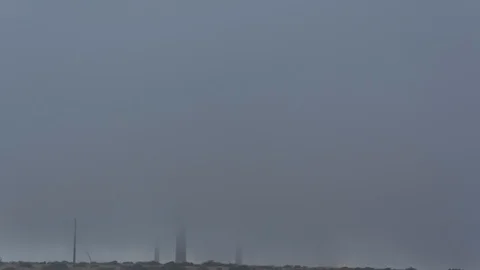 "8K Timelapse Of Windfarm Swallowed By Clouds, Lanzarote" Stock Footage 100864797