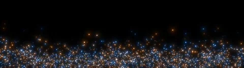 8k Ultrawide Glow Particles Stock Footage 299599851