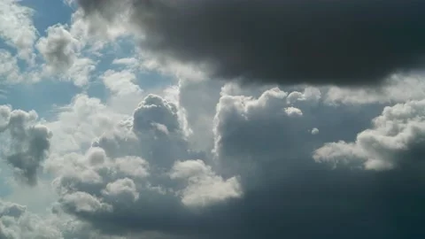 8K Variable Mix Clouds Movements In Sky Stock Footage 171727703