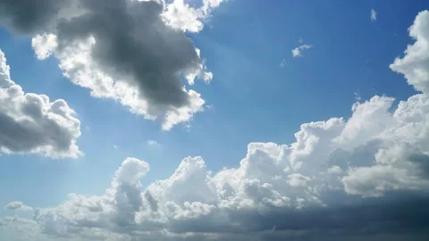 8K Variable Mix Clouds Movements In Sky Stock Footage 171741063