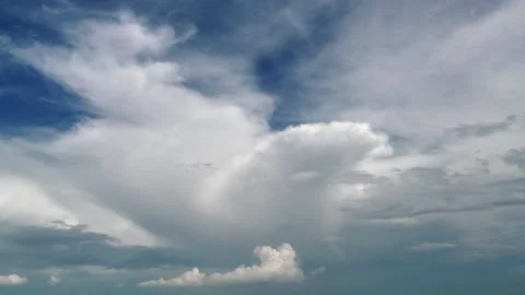 8K Variable Mix Clouds Movements In Sky Stock Footage 171758877