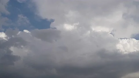 8K Variable Mixed Clouds in the Sky Video stock 164921317
