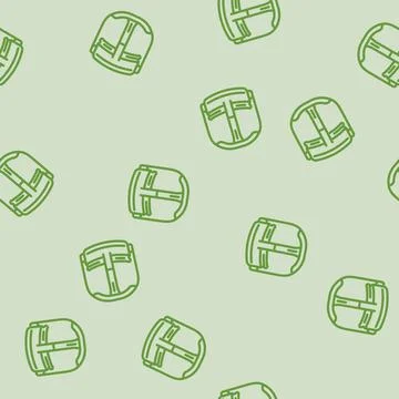 8k virtual reality headset future technology line vector seamless pattern Stockillustratie