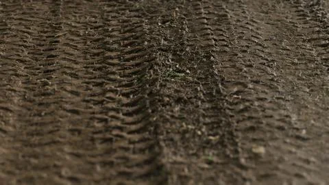 8k wheel tracks on rough road Stockillustratie