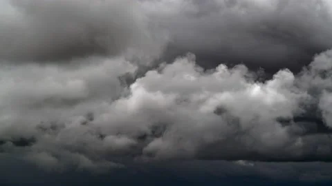 8K White Cloud In Storm Clouds 库存影片 168269866