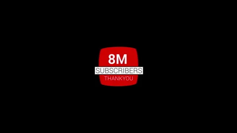 8M YouTube Subscribers Stock-Footage 255873419