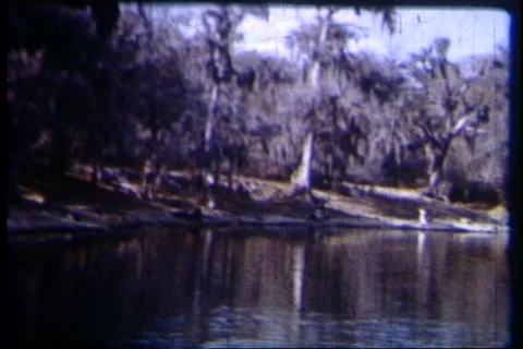 8mm boating 1 Stock-Footage 506088