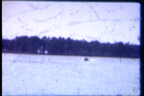 8mm boating 10 Stock Footage 506175