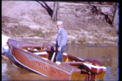 8mm boating 13 스톡 동영상 506196