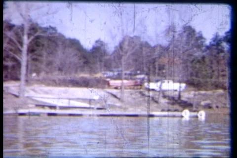 8mm boating 14 Stock-Footage 506202