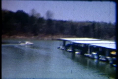 8mm boating 15 Stock-Footage 506205