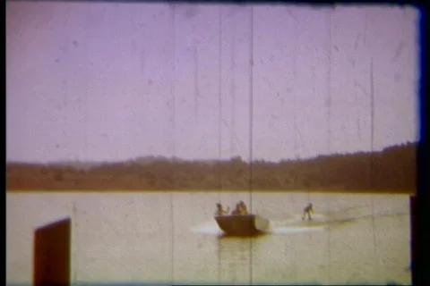8mm boating 16 Stock-Footage 506208