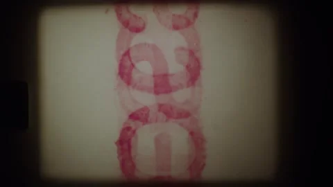 8mm  Kodak Leader Stock Footage 279847772