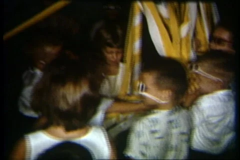 8mm maypole party 2 Stock Footage 507719