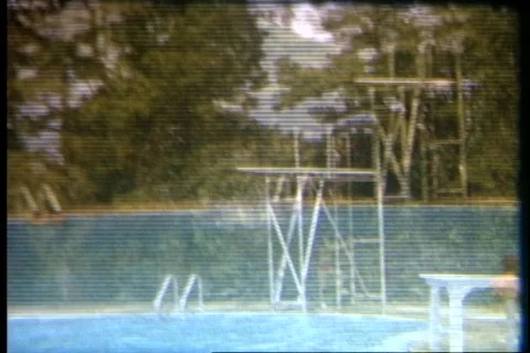 8mm pool 3 Stock-Footage 507816