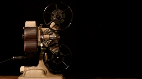 8mm projector 2 Stock Footage 35299627