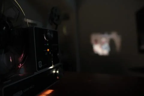 8mm Projector Soft Focus Stock Photos