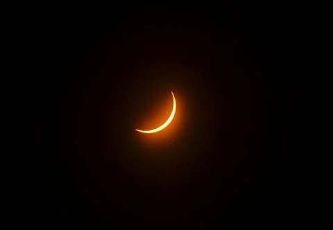 The 8th of April Eclipse Stock Photos
