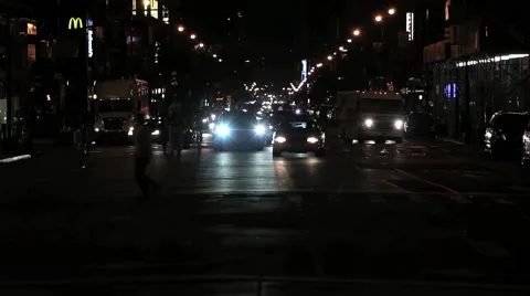 8th ave traffic 5 Stock Footage 40634411