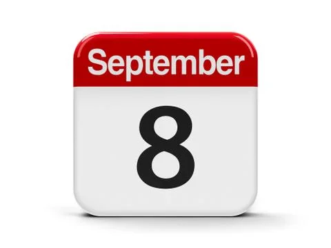 8th September Illustrazione stock