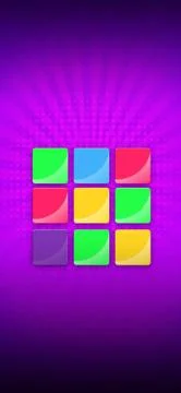 9 cool boxes Stock Illustration