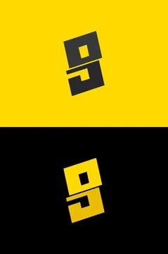 9 font number logo, lightning flash power design. For energy labels, rock mus Stock Illustration