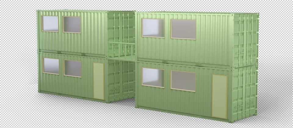 9 ft Container Stock Photos
