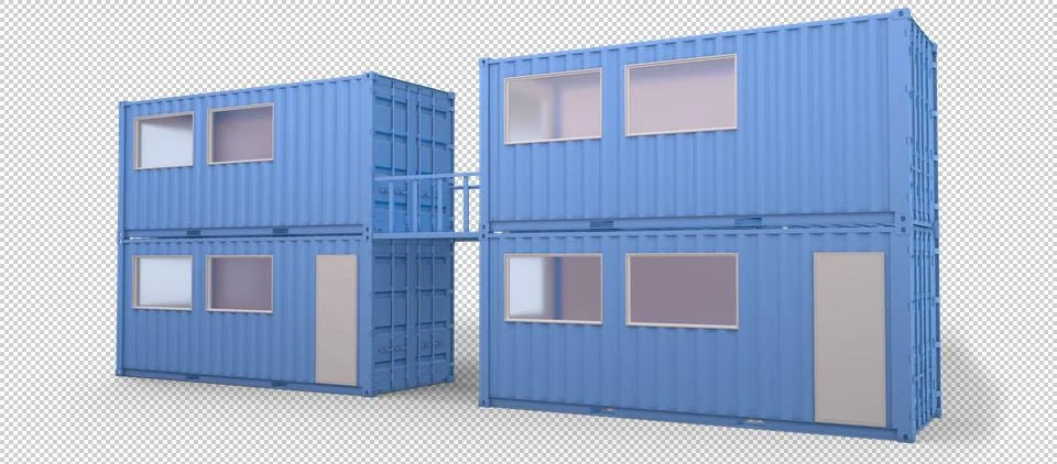 9 ft Containers Stock Photos