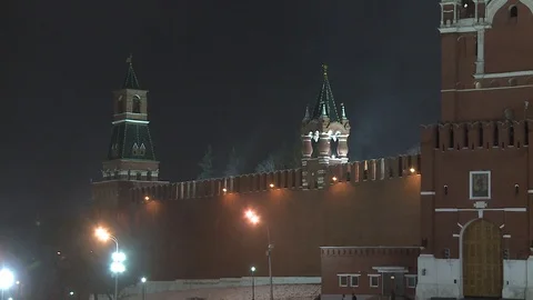 9 Spasskaya Tower Stock Footage 101662260