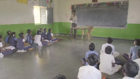 9. Students listening Tamil Class Stock-Footage 149097833