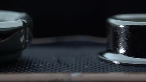 9 Volt Battery Top Macro Close Up 4K Stockbeeldmateriaal 223294314