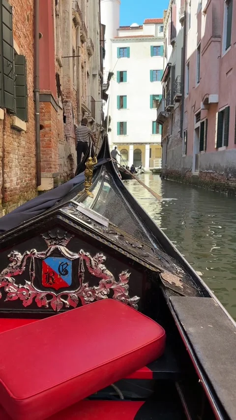 9 x 16 vertical video from Gondola Venice 8-14-26 Stock Footage 343967296