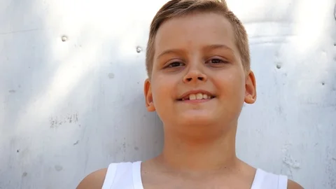 9 year old boy Stock Footage 122128443