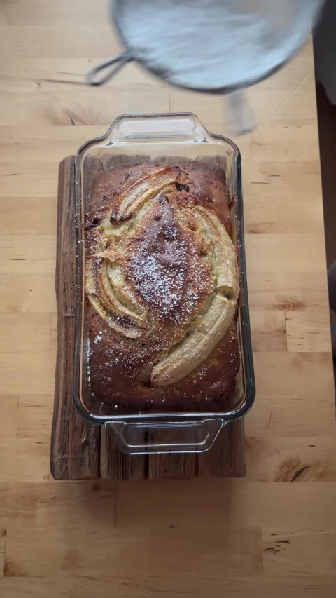 9 years old boy preparing  a banana cake. kids cooking step by step Stock Footage 274656364
