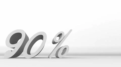 90% animation text Vídeo Stock 5088182