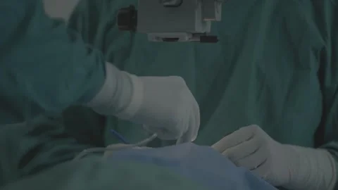 90 Eye Microsurgery in Operating Theatre - 4K Medical Stock Footage Stock Footage 294917319