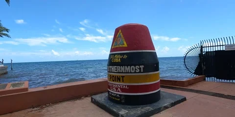 90 miles to Cuba Stock Footage 158940559
