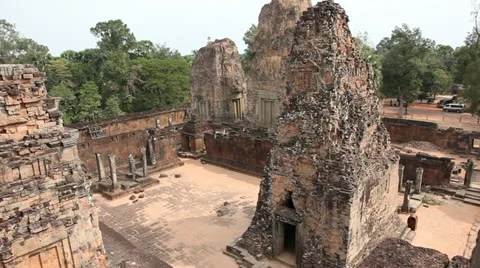 90º Pan of top of Pre Rup Video stock 12441167
