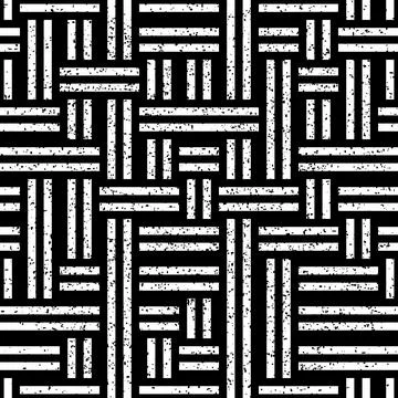 9052 Seamless pattern with black and white stripes 9052 Illustrazione stock