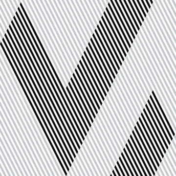 906 seamless pattern with black and silver gray segments Stock Illustration