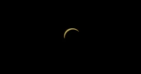 91 percent cover partial sun eclipse  2026 Stock Footage 342584248
